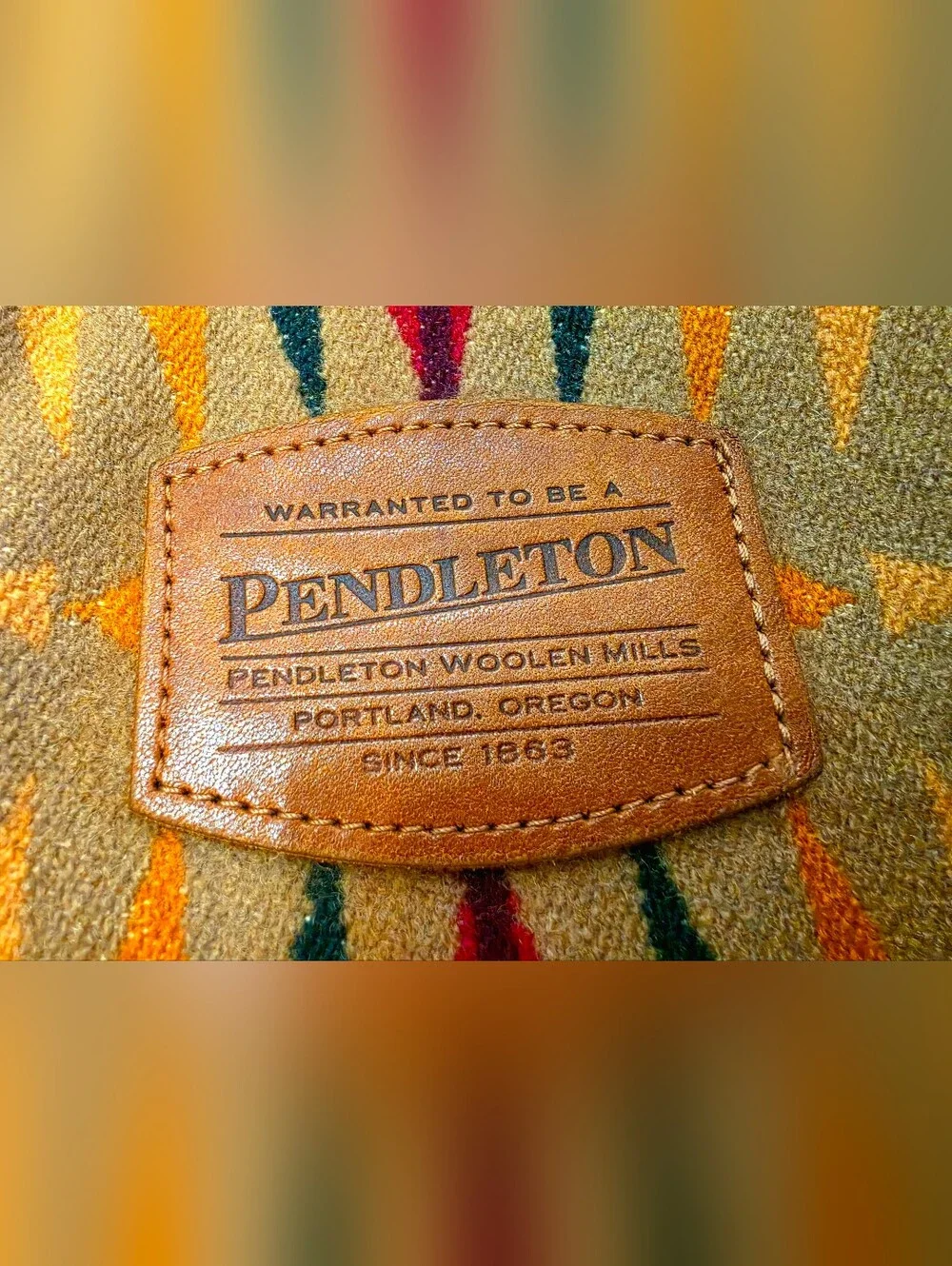 Pendleton Wool Messenger Bag